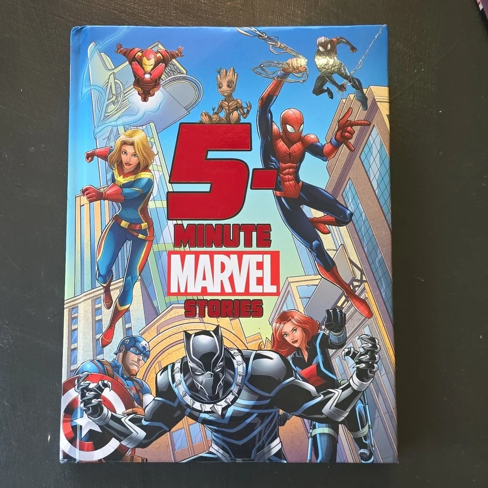 Marvel 5-Minute Stories and Avengers Stories Hardcover Book Set 2-Pack